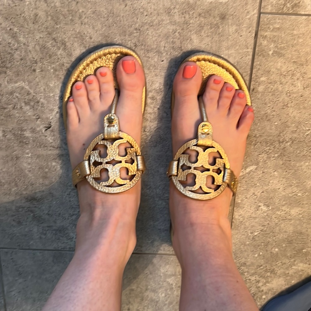 Tory Burch Miller Sandals, size 8